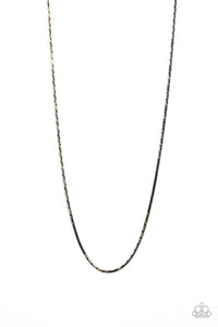 Game Day - Gold and black urban necklace