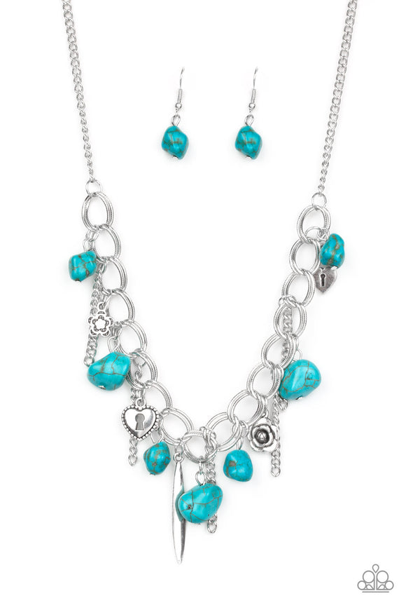 Southern Sweetheart - Blue necklace