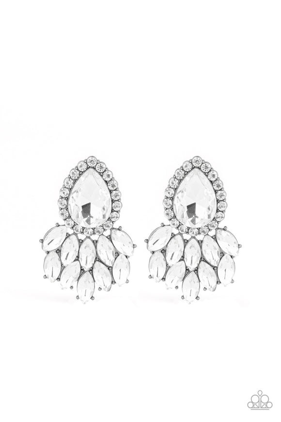 A Breath of Fresh HEIR - Black post earrings