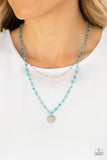 Dainty Demure - Blue necklace