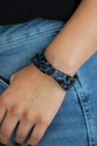 All GRRirl - Blue wrap bracelet