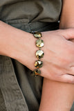 Fabulously Flashy - Brass bracelet