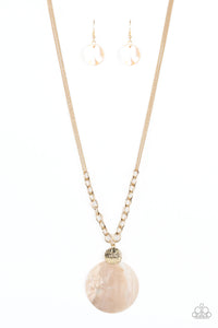 A Top-SHELLer - Gold necklace