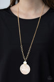 A Top-SHELLer - Gold necklace