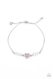 Big-Hearted Beam - Pink slip knot style bracelet