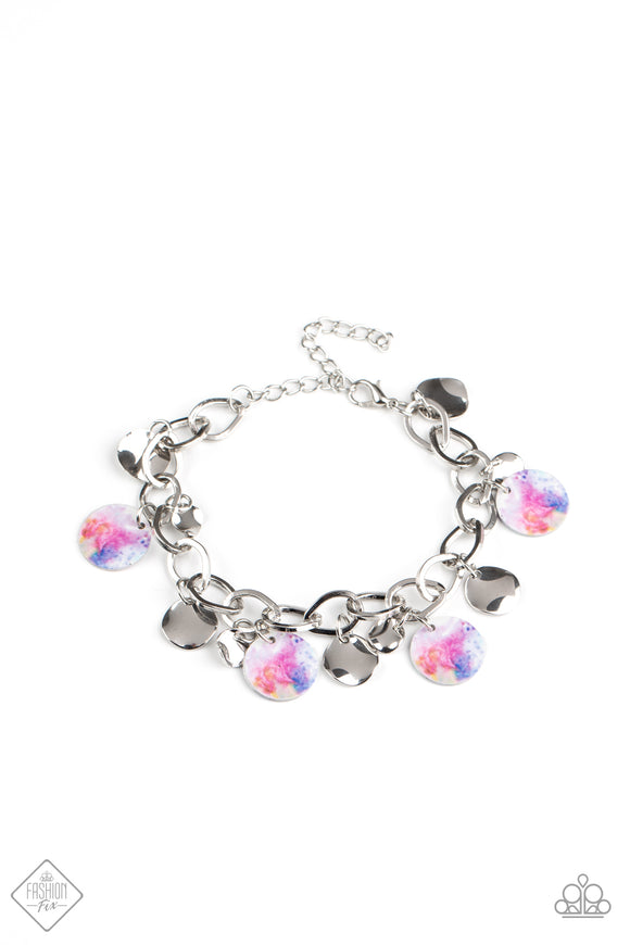 Teasingly Tie Dye - Multi clasp bracelet