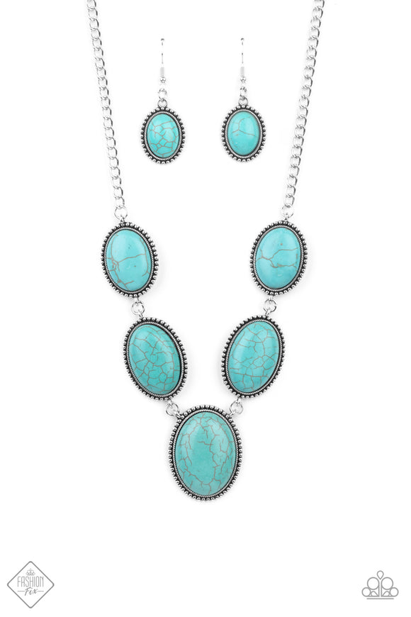 River Valley Radiance - Blue necklace