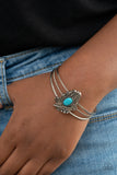 Sahara Solstice - Blue cuff bracelet