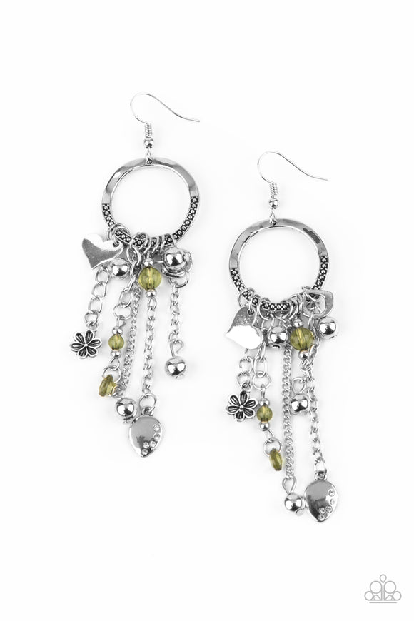 Charm School - Green earrings