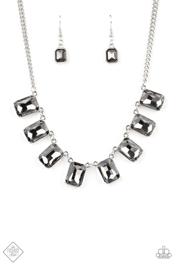 After Party Access - Silver hematite necklace