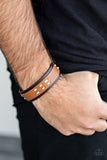 Blaze A Trail - Brown urban wrap bracelet