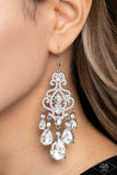 Queen Of All Things Sparkly - White earrings