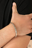 Keep Calm and Believe - Silver urban cuff bracelet