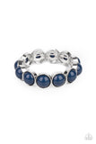 POP, Drop, and Roll - Blue stretch bracelet