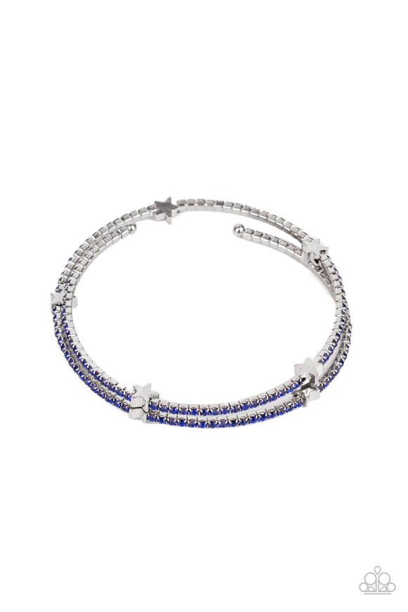 Let Freedom BLING - Blue bracelet