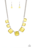 Aura Allure - Yellow moonstone necklace