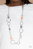 Colorful Combo - Orange necklace