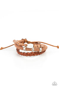 Terrarium Terrain - Brown urban unisex bracelet