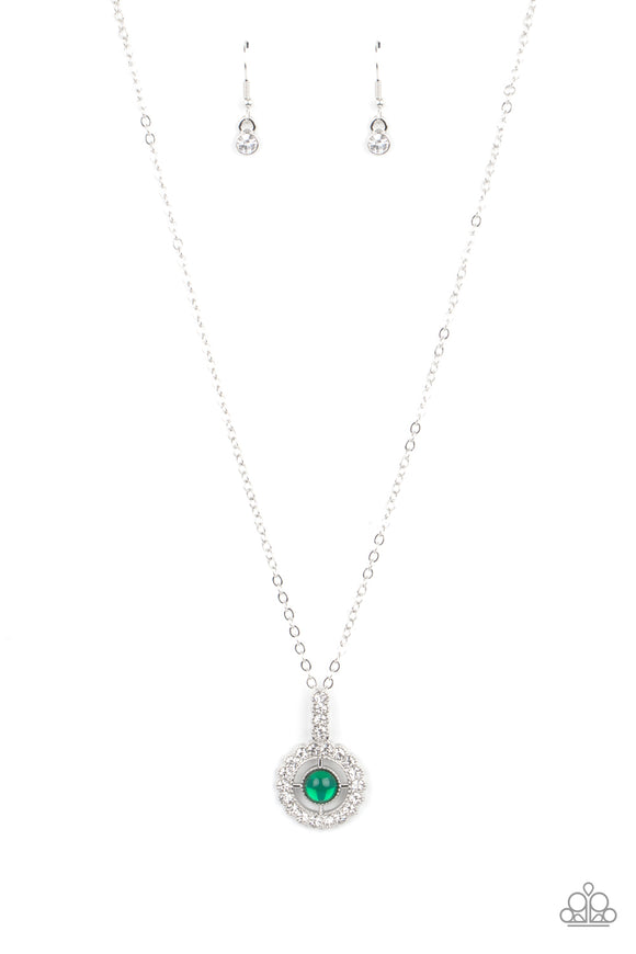 Springtime Twinkle - Green necklace