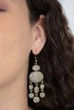 Get Your ARTIFACTS Straight - Brass earrings