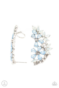 Garden Party Powerhouse - Blue ear crawlers earrings