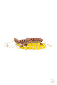 Down HOMESPUN - Yellow urban bracelet