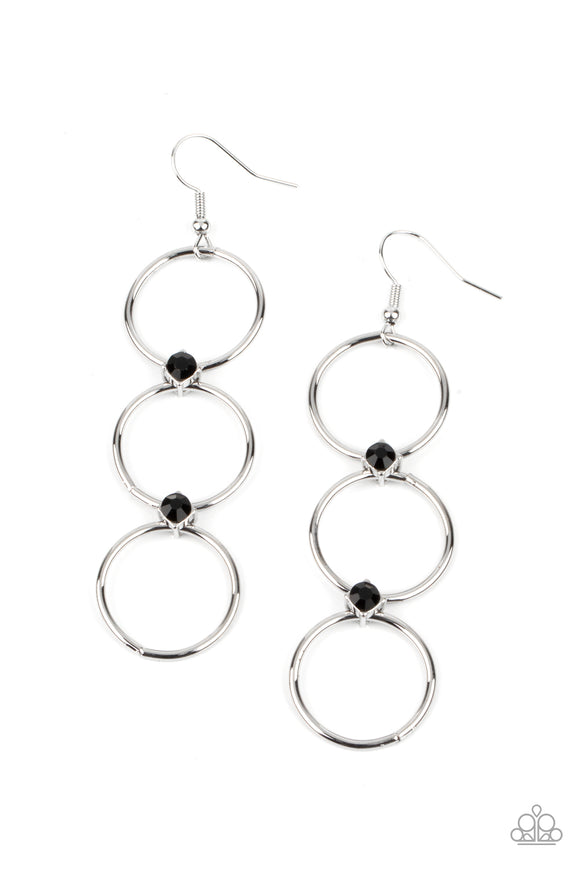 Refined Society - Black earrings