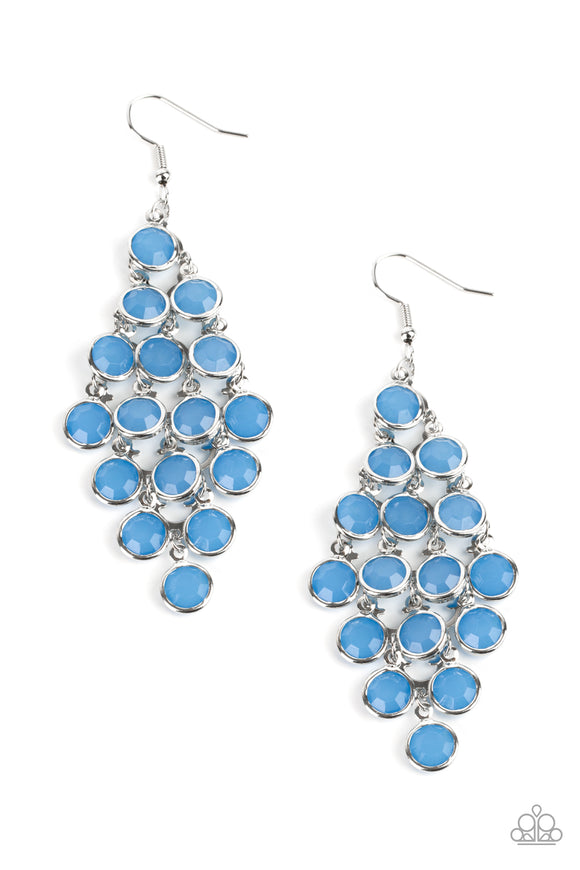 With All DEW Respect - Blue Earrings