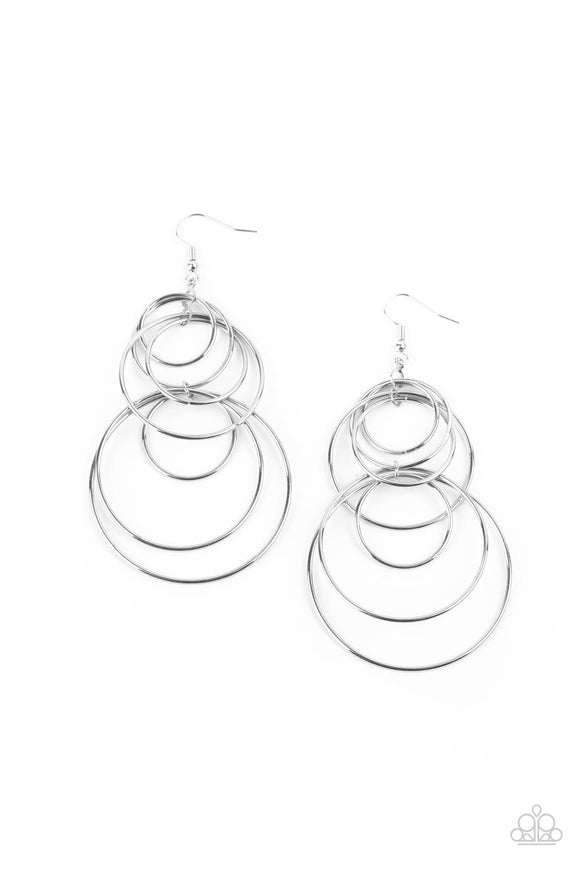 I Feel Dizzy - Silver earrings