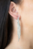 Cosmic Candescence - White post earrings