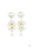 Dont Rock The YACHT - Multi iridescent pearl post earrings