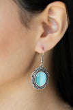 Garden Party Perfection - Blue moonstone earrings