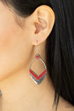 Indigenous Intentions - Red earrings