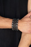 Rebel Rumble - Brown urban wrap bracelet