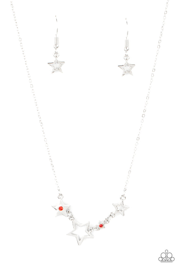 Proudly Patriotic - Red star necklace