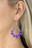 Flamboyant Ferocity - Purple earrings