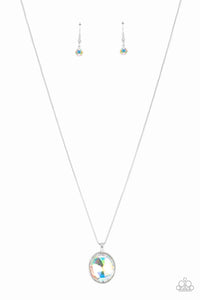 Instant Icon - Multi iridescent necklace