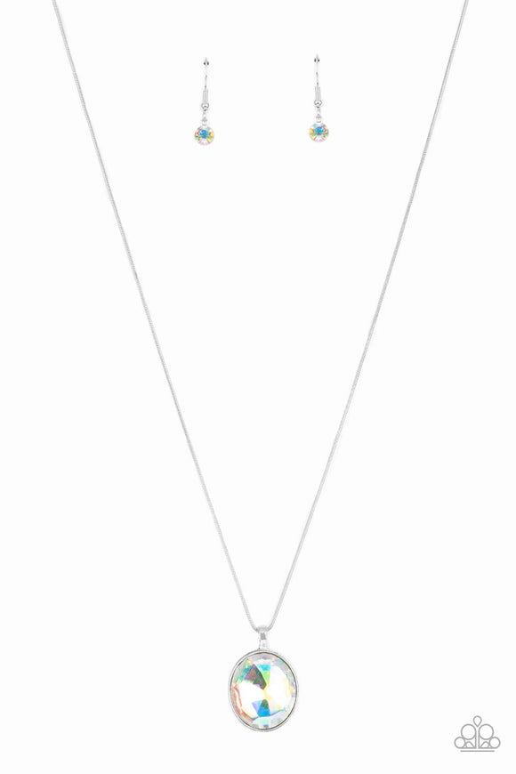 Instant Icon - Multi iridescent necklace