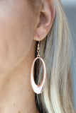 OVAL The Hill - Rose Gold earrings