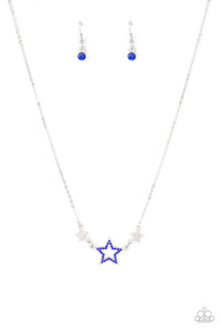 United We Sparkle - Blue star necklace