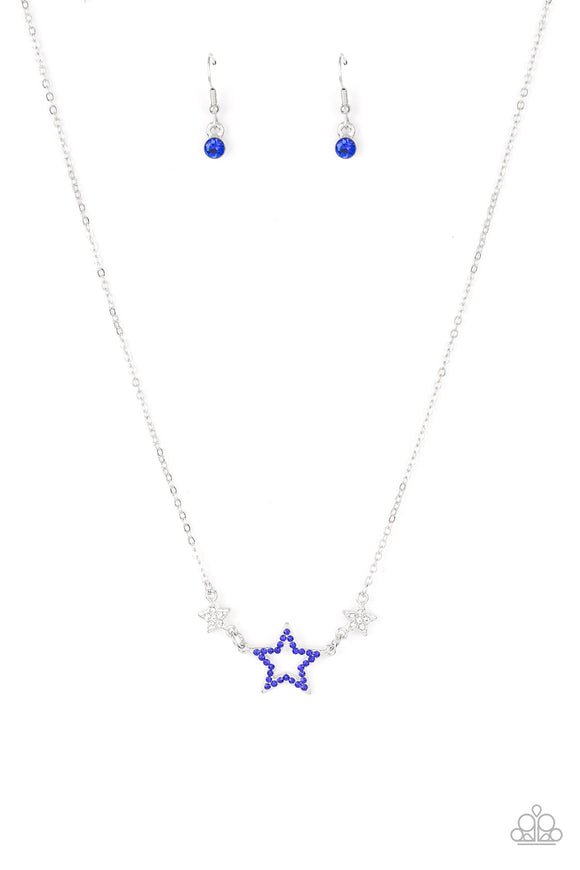 United We Sparkle - Blue star necklace