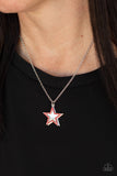 American Anthem - Red star necklace