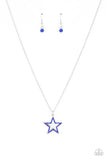 American Anthem - Blue star necklace