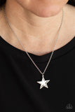 American Anthem - White star necklace