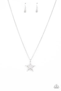 American Anthem - White star necklace