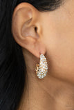 Glamorously Glimmering - Gold hoop earrings