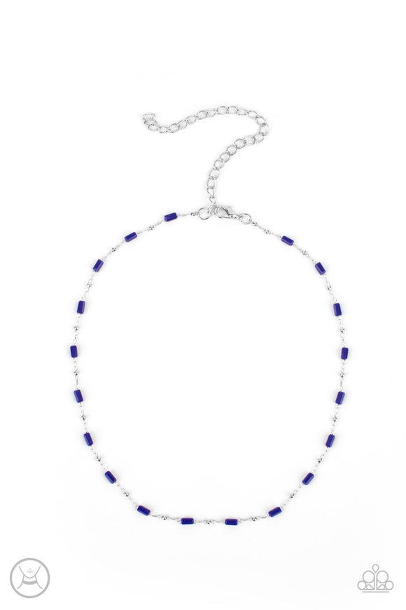 Urban Expo - Blue choker necklace