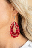 Prana Party - Red earrings