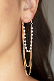 Vintage VIP - Gold pet earrings