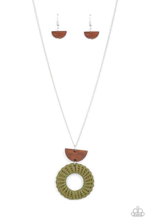 Homespun Stylist - Green necklace